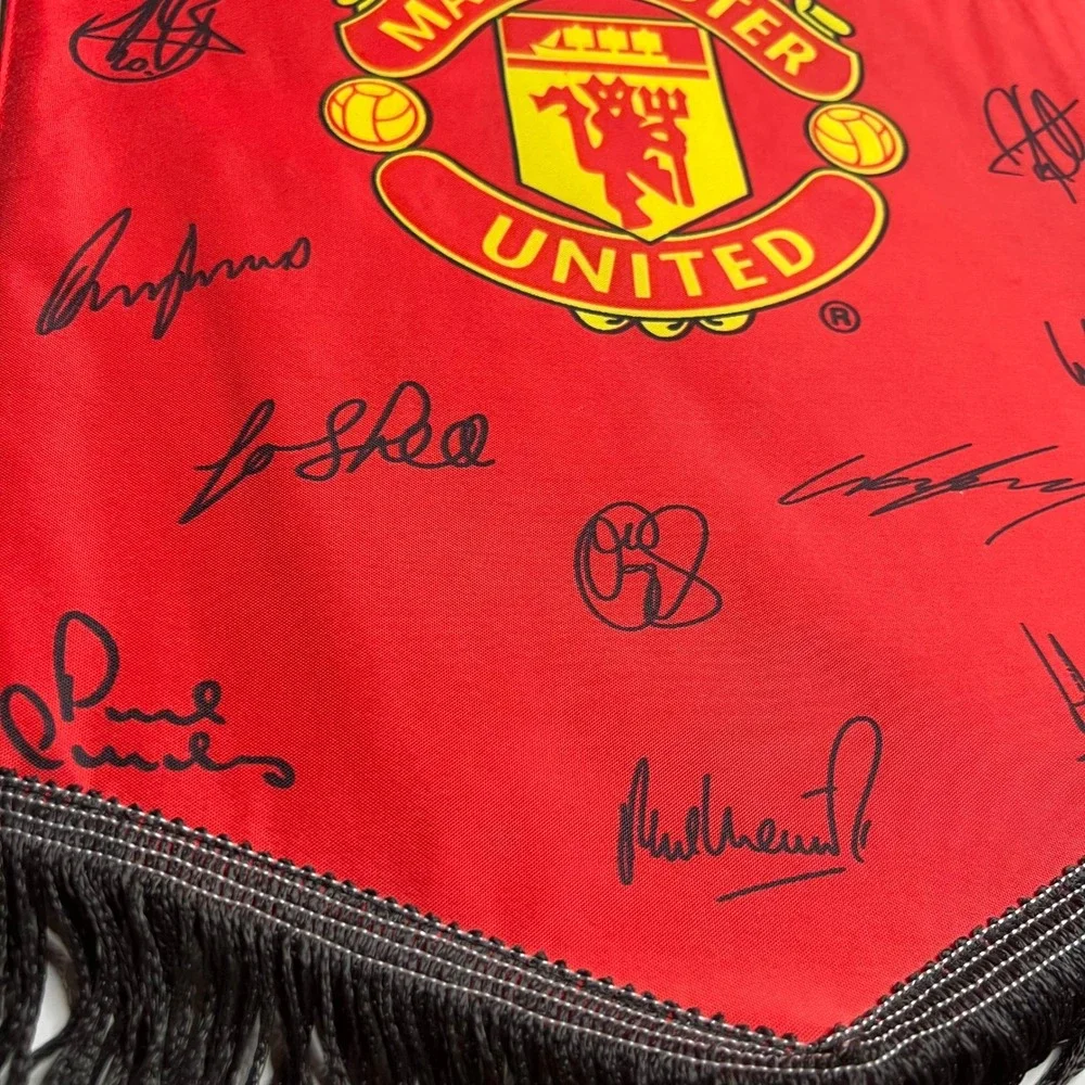 Vintage Premier League Pennant Lot Manchester United Liverpool Man City 5pc Set